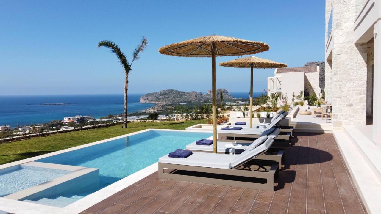 Cielo E Mare Villas I "Free" Heated Pools & Seaview Фаласарна Екстериор снимка