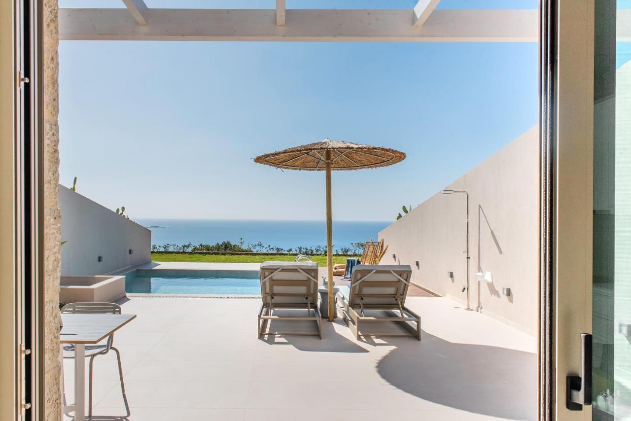 Cielo E Mare Villas I "Free" Heated Pools & Seaview Фаласарна Екстериор снимка