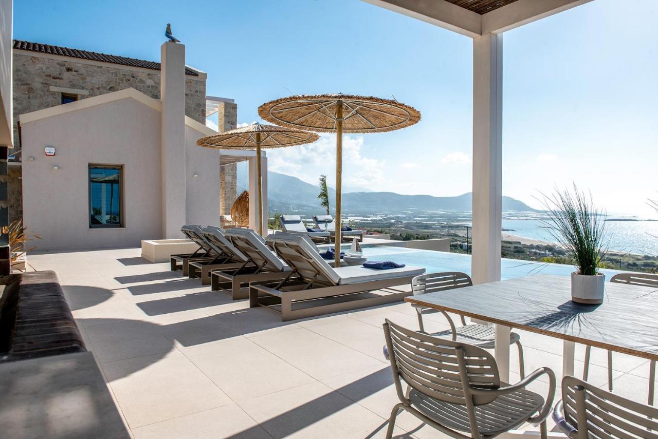 Cielo E Mare Villas I "Free" Heated Pools & Seaview Фаласарна Екстериор снимка
