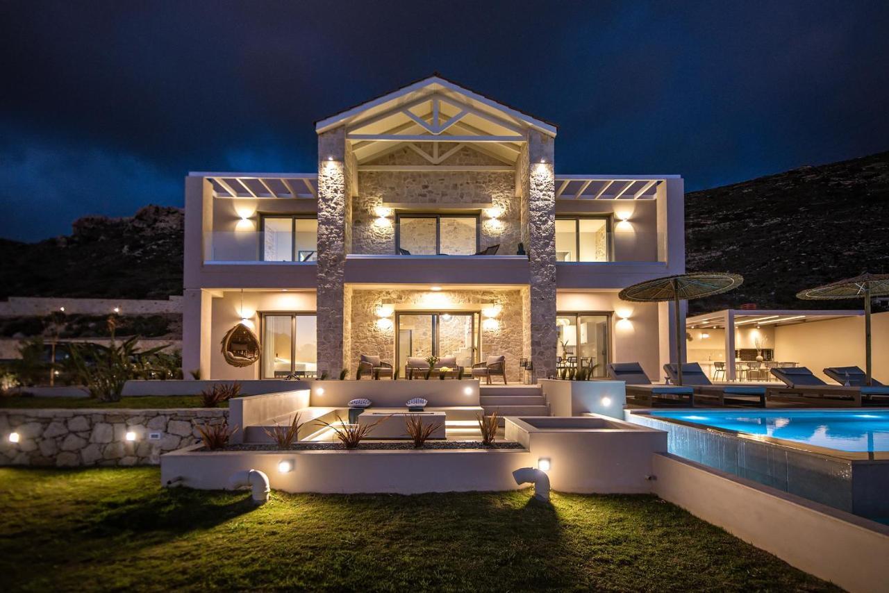 Cielo E Mare Villas I "Free" Heated Pools & Seaview Фаласарна Екстериор снимка