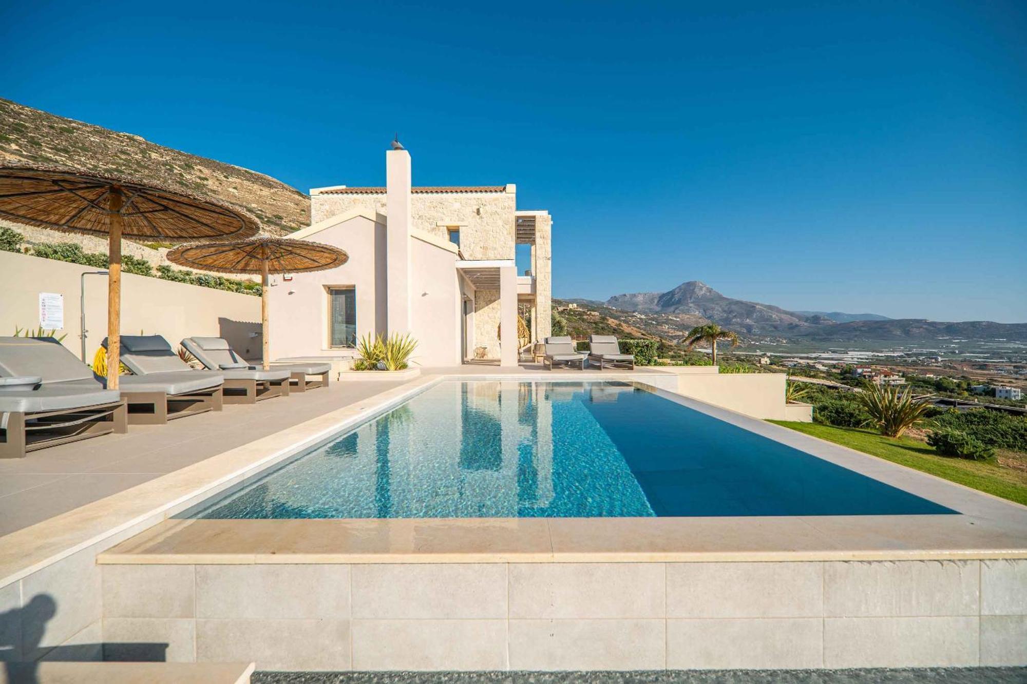 Cielo E Mare Villas I "Free" Heated Pools & Seaview Фаласарна Екстериор снимка