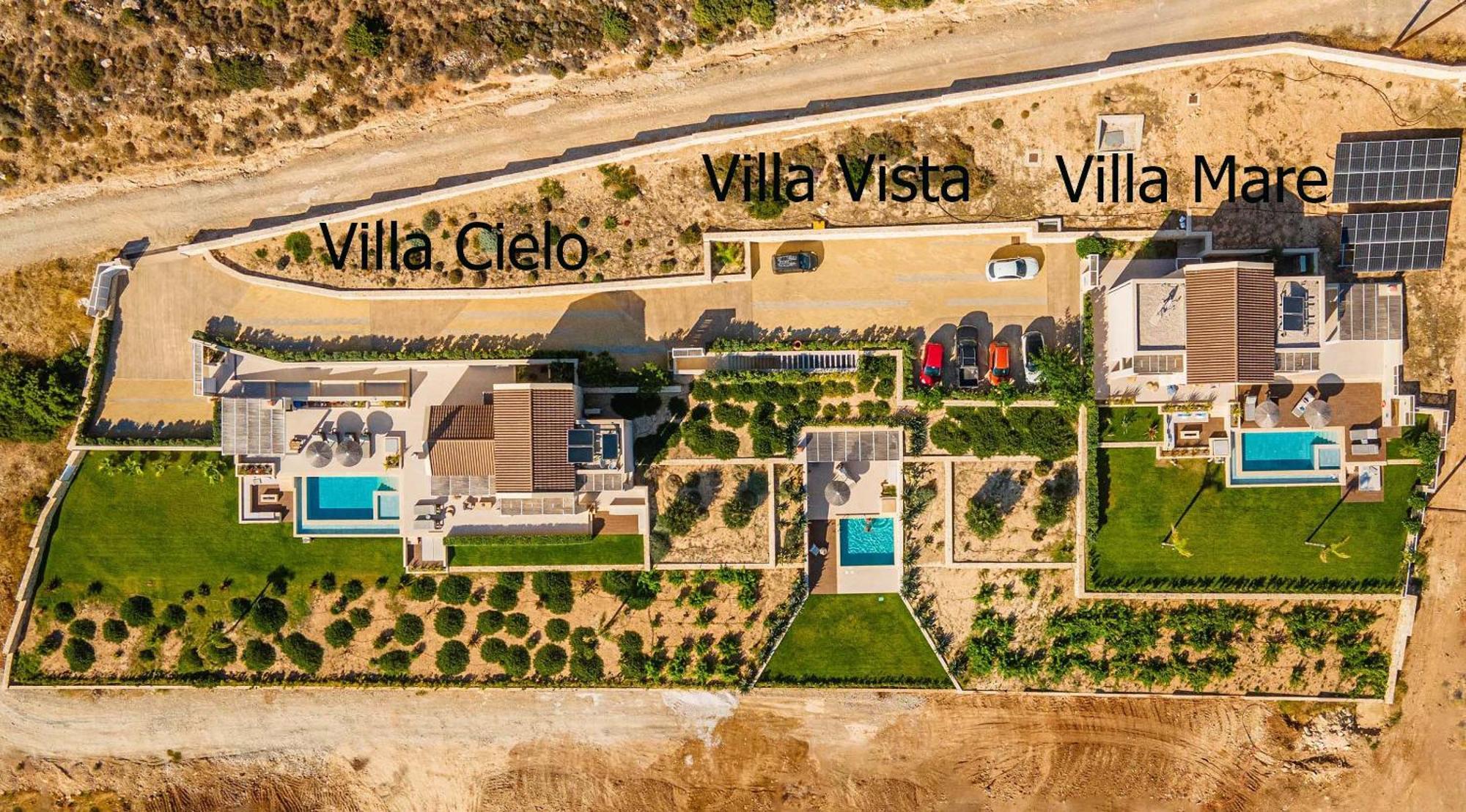 Cielo E Mare Villas I "Free" Heated Pools & Seaview Фаласарна Екстериор снимка