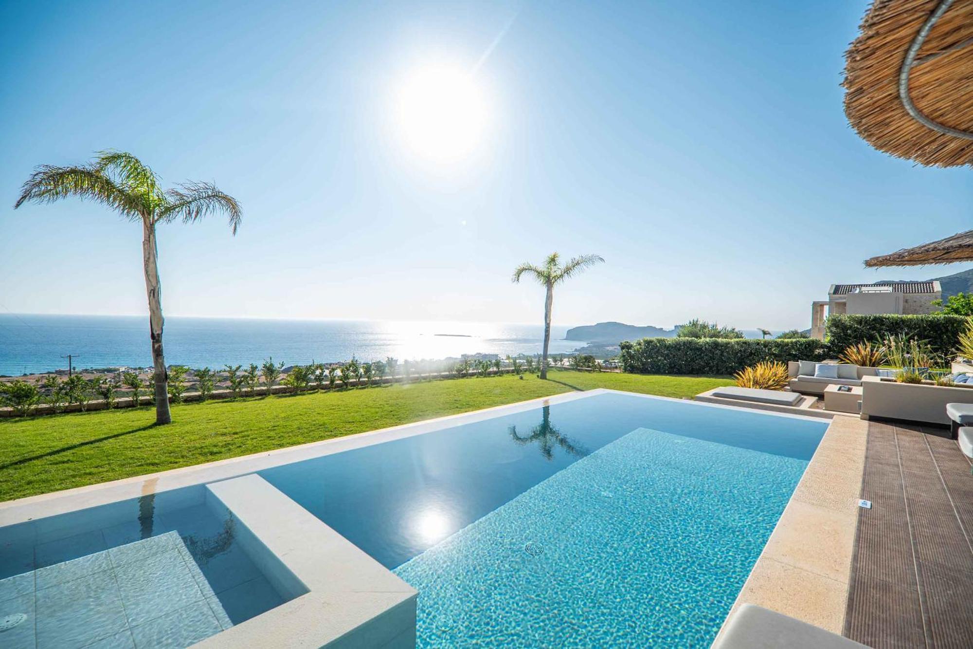 Cielo E Mare Villas I "Free" Heated Pools & Seaview Фаласарна Екстериор снимка